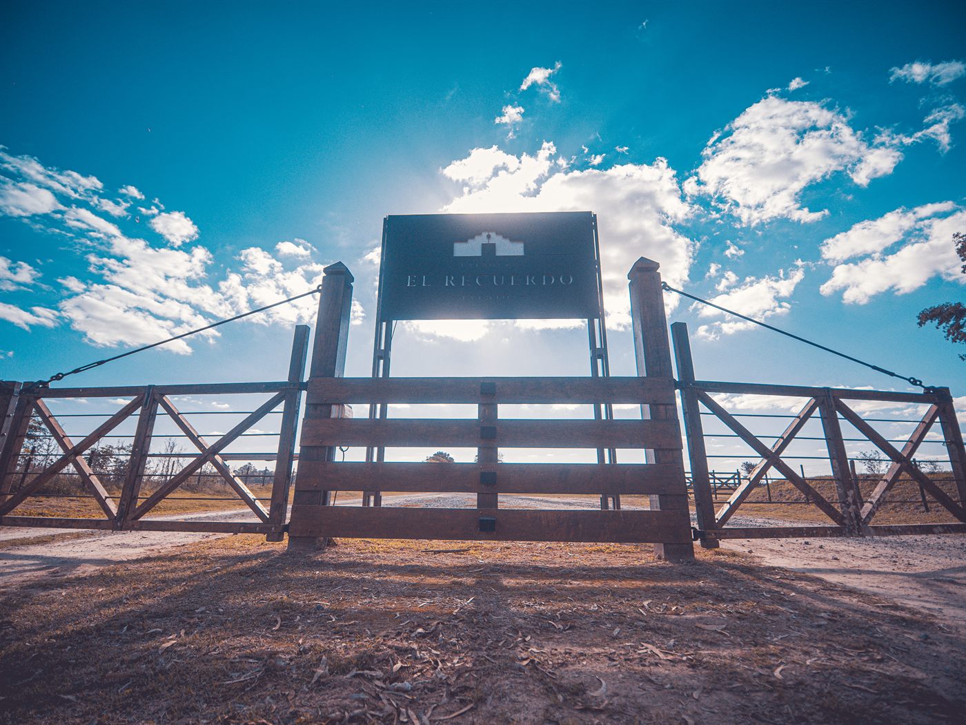 La tranquera de la estancia